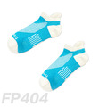 雙側翼減壓運動型船短襪 FP404（淺藍）