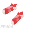 雙側翼減壓運動型船短襪 FP404（紅色）