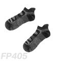 雙側翼減壓運動型船短襪 FP405（灰色）