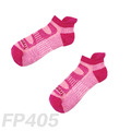 雙側翼減壓運動型船短襪 FP405（紅色）
