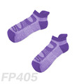 雙側翼減壓運動型船短襪 FP405（紫色）