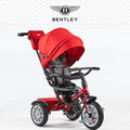 賓利 Bentley 三輪嬰兒手推車 黑/紅_1