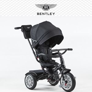 賓利 Bentley 三輪嬰兒手推車 黑/紅
