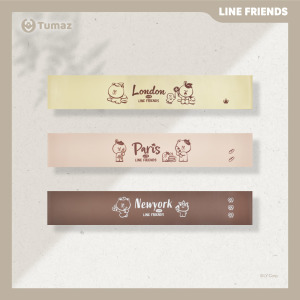 【LINE FRIENDS正版授權】健身彈力帶3入組