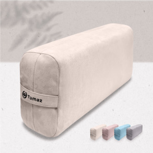 麂皮瑜珈枕(贈伸展帶/枕套可拆) 硬度45D