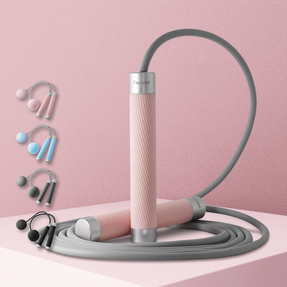 【贈收納袋】兩用負重跳繩 (有繩+無繩球)