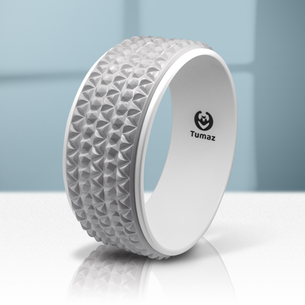 白月瑜珈輪 (後彎美背輔助神器放鬆伸展/達摩輪)