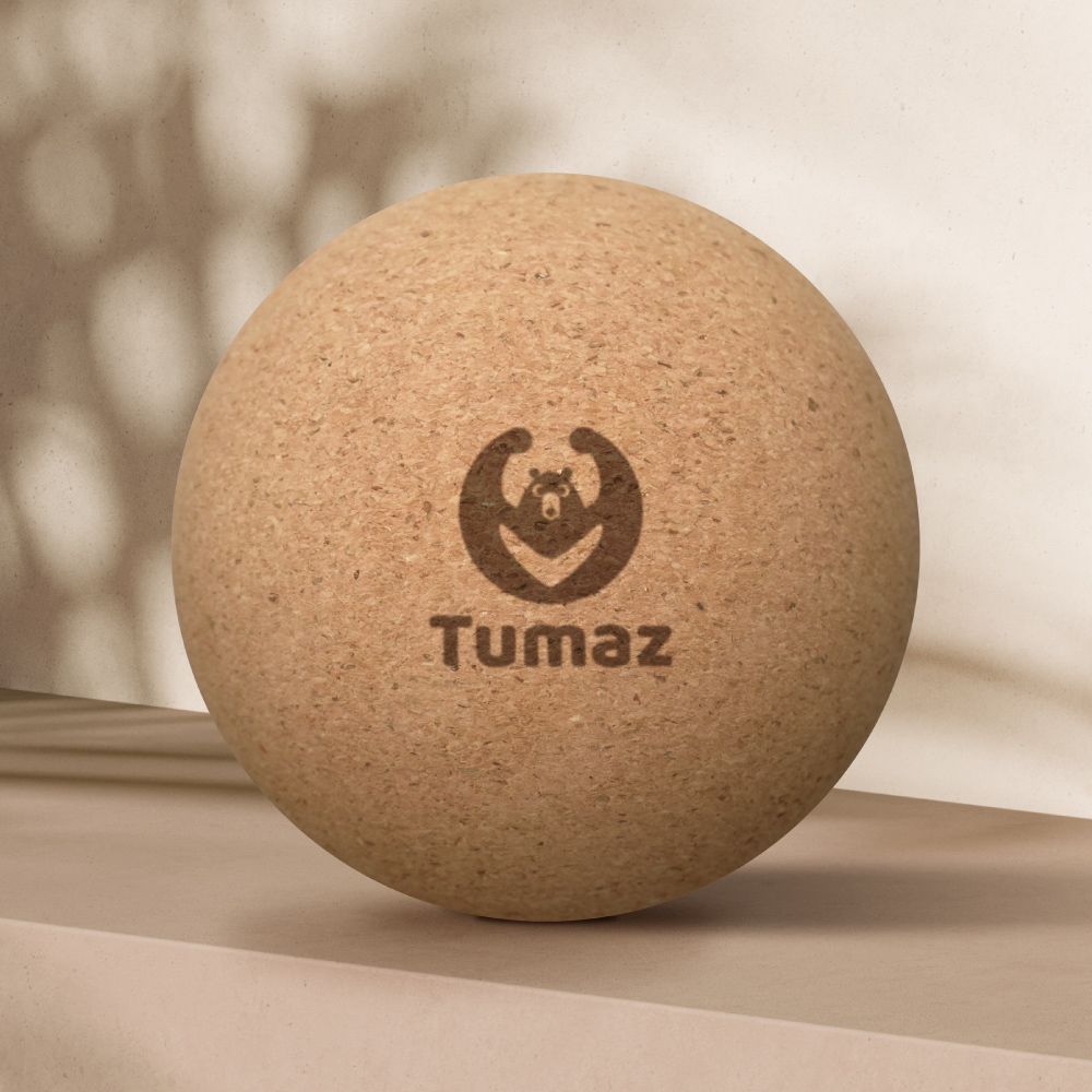 軟木筋膜放鬆按摩球 8.5cm / 95D / 偏硬