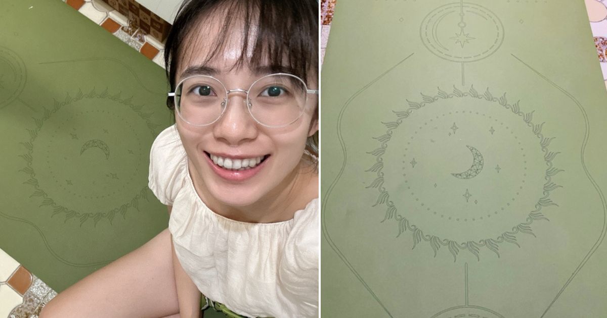 PU天然橡膠星空瑜珈墊 - 抓地性夠強、不易捲邊，收納超方便 [開箱心得]