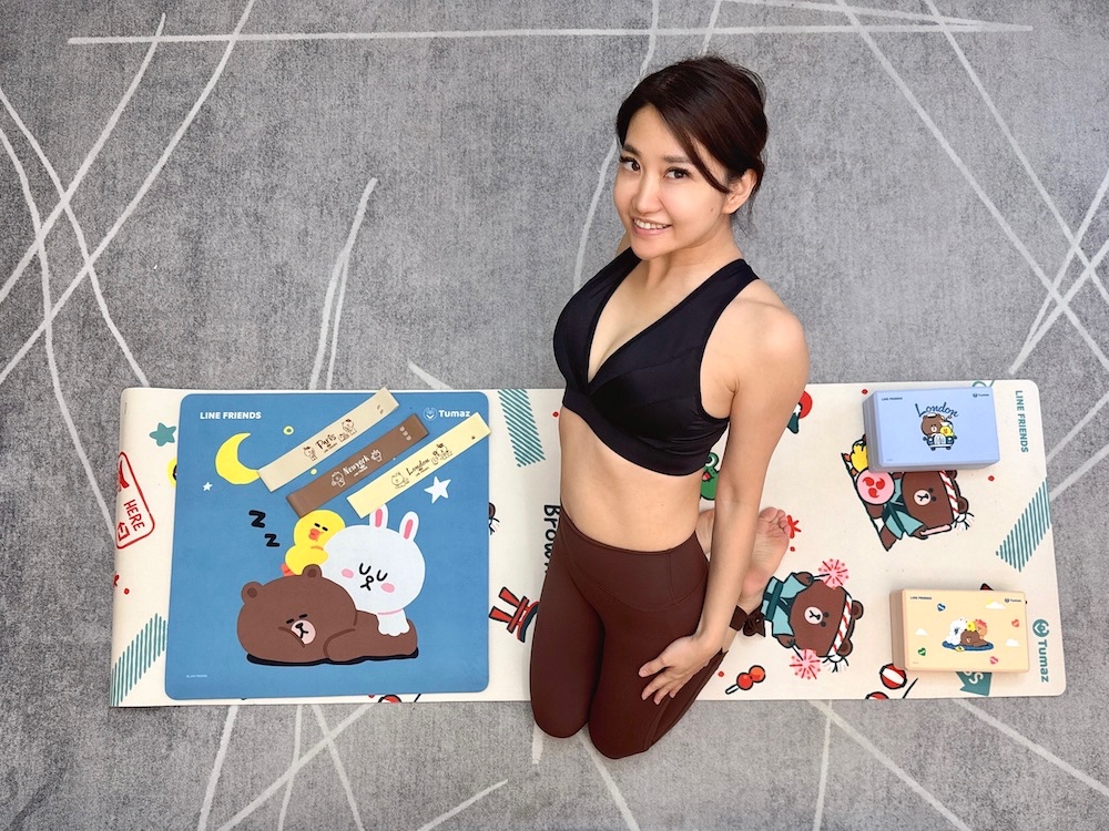 讓萌系夥伴住進客廳！Tumaz月熊攜手LINE FRIENDS，可愛瑜珈墊養成居家運動儀式感