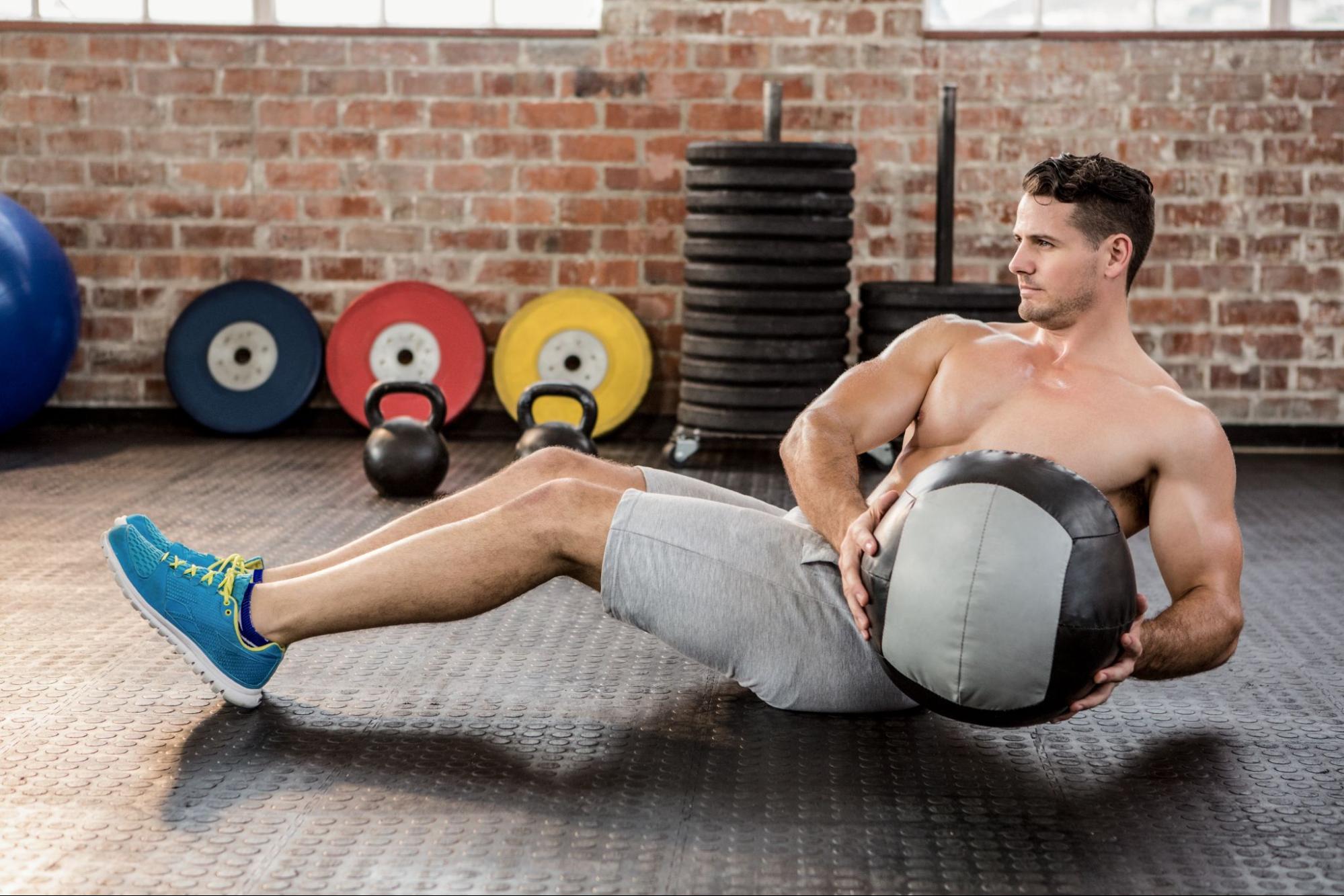 藥球俄羅斯轉體示意圖