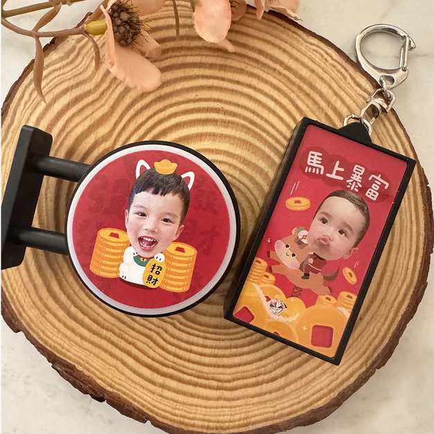 可愛照片燈箱磁鐵(雙面同圖)