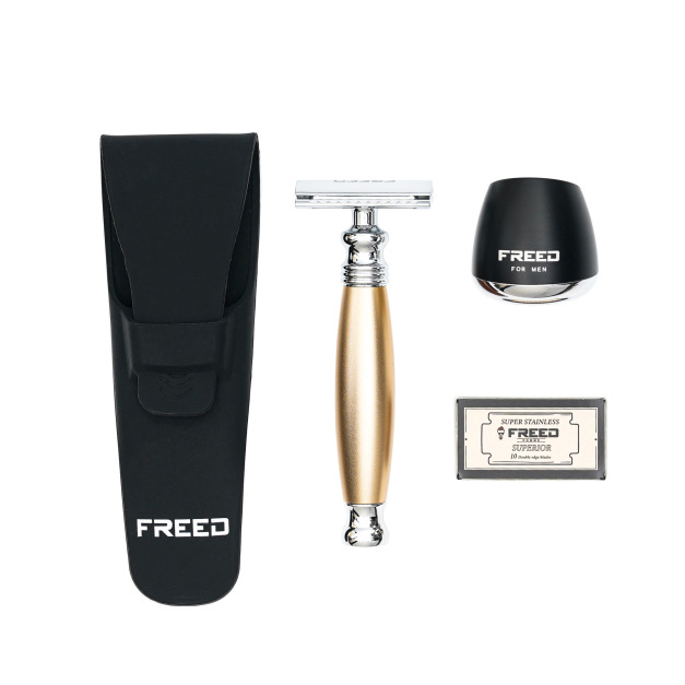 【FREED】尊爵四件組雙刃刮鬍刀禮盒 - 阿波羅