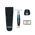 【FREED】尊爵四件組雙刃刮鬍刀禮盒 - 銀河藍