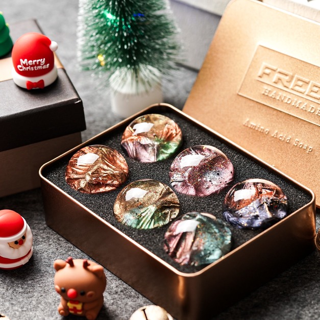 【FREED】胺基酸璀璨迷幻寶石手工皂禮盒