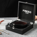 【FREED】金屬英文字母扣商務休閒頭層牛皮自動皮帶_1
