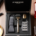 【FREED】尊爵四件組刮鬍刀禮盒 -仿古銅蝕刻雕花_7