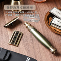 古銅系列尊爵四件組雙刃式刮鬍刀禮盒 - 大地綠_4