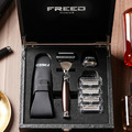 【FREED】尊爵四件組五刀式刮鬍刀禮盒 - 馬鞍棕_7