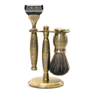 【FREED】豪華典藏版刮鬍刀禮盒 - 仿古銅蝕刻雕花