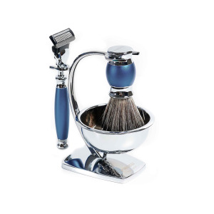 五刀式刮鬍刀天行者禮盒五件組 -  時尚藍