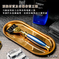 五刀式古銅刮鬍刀豪華禮盒四件組 - 帝王藍_3