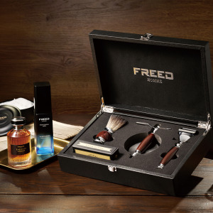 【FREED】男士五刀式刮鬍刀護理豪華禮盒搭修容套組