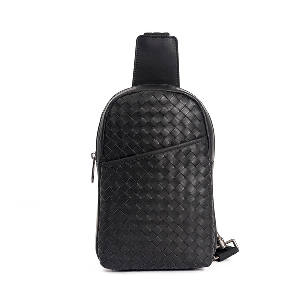 【FREED】手工細編織皮革胸包