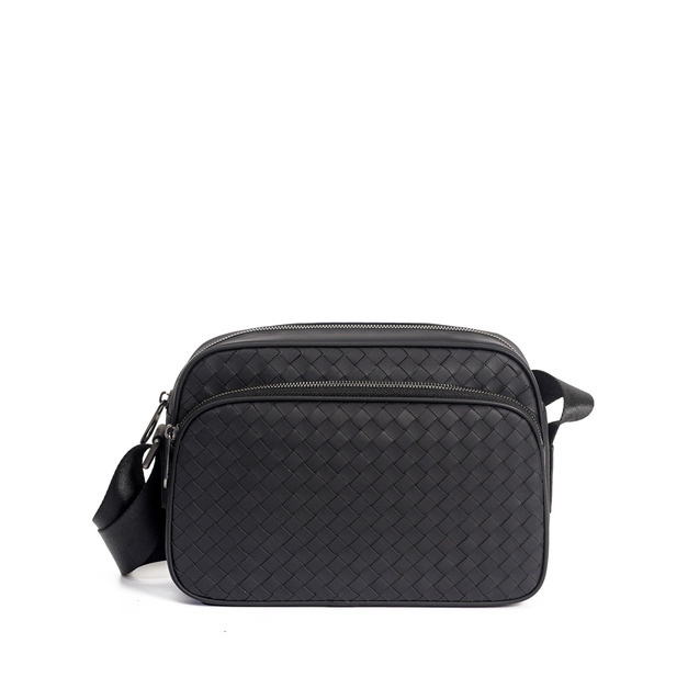 【FREED】手工細編織皮革郵差包