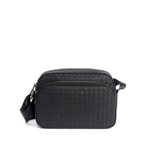 【FREED】手工細編織皮革郵差包