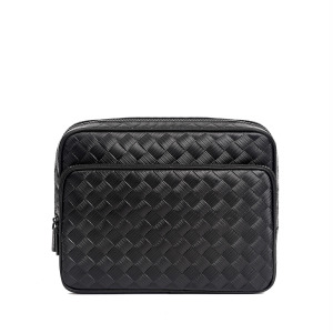 【FREED】編織壓花方格斜肩包