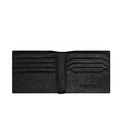 【FREED】經典 Saffiano 十字紋兩折短夾 - 黑色_4