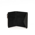 【FREED】經典 Saffiano 十字紋信封三折短夾 - 黑色_6