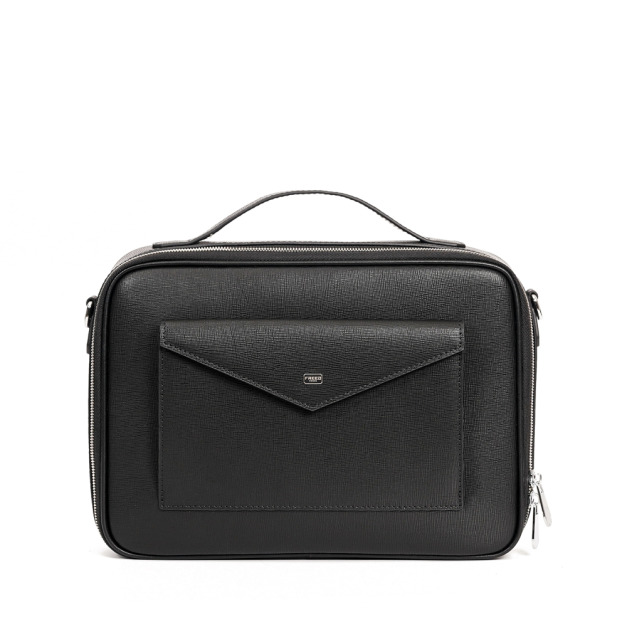 【FREED】經典 Saffiano 十字紋 手提斜背包