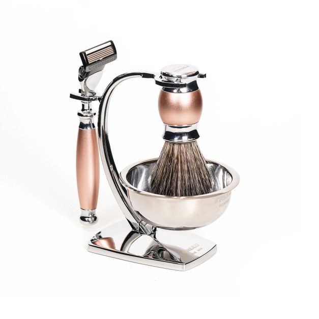 五刀式刮鬍刀天行者禮盒五件組 -  玫瑰金