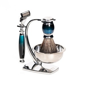 五刀式刮鬍刀天行者禮盒五件組 -  銀河藍