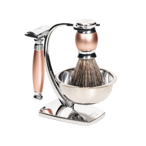 雙刃式刮鬍刀天行者禮盒五件組 -  玫瑰金