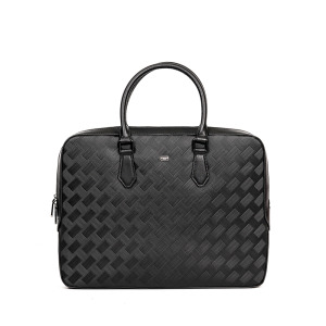 【FREED】編織壓花斜方格公事包