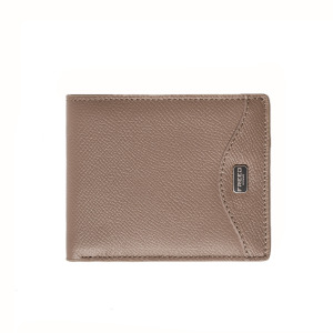 【FREED】經典 Epsom 粒面真皮短夾 - 沙丘棕