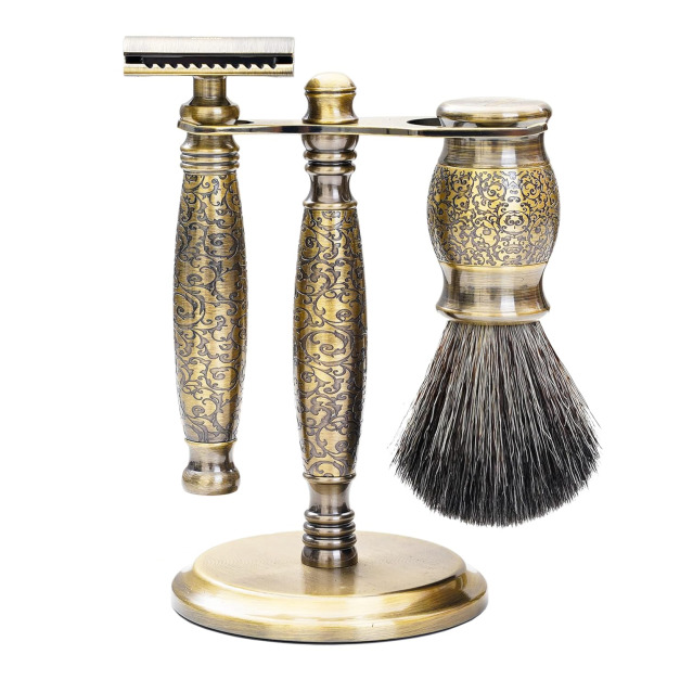 【FREED】豪華典藏版刮鬍刀禮盒 - 仿古銅蝕刻雕花