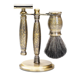 【FREED】豪華典藏版刮鬍刀禮盒 - 仿古銅蝕刻雕花