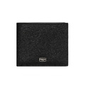 【FREED】經典 Saffiano 十字紋兩折短夾 - 黑色_1