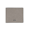 【FREED】經典 Saffiano 十字紋兩折短夾 - 灰色_1