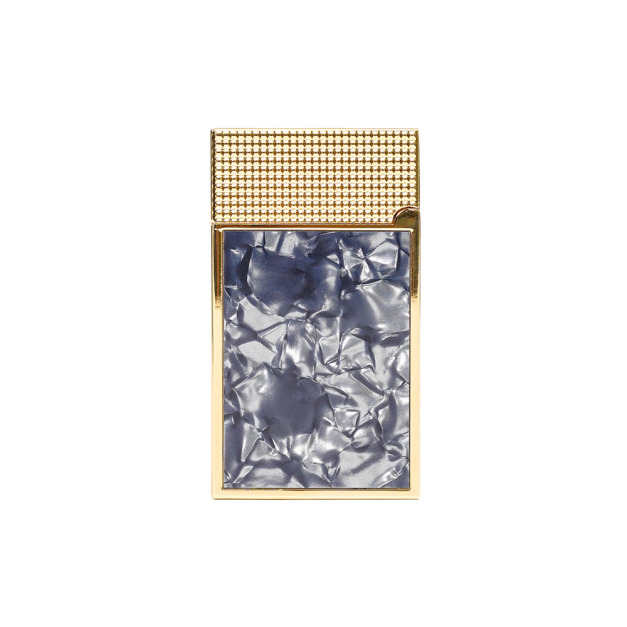 【FREED】彩虹貝殼時尚煤油打火機 - 雲霧藍貝(金色)