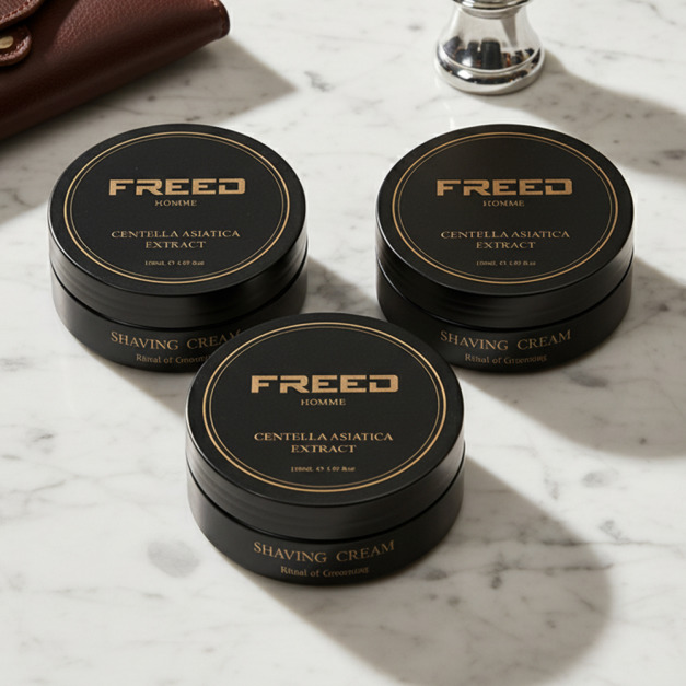 【FREED】買二送一 - 淬鍊茶韻修容刮鬍霜皂