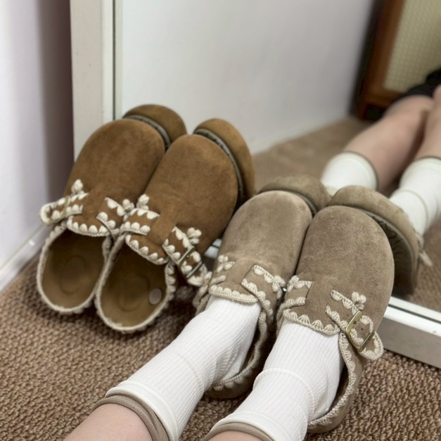 特價款-蕾絲花邊勃肯拖鞋