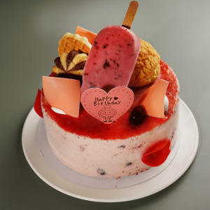 義式草莓冰淇淋