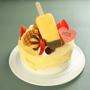 香草芒果冰淇淋