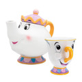 Disney 迪士尼 茶壺太太＆阿奇 造型茶具禮盒套組_1