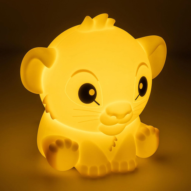 Disney 迪士尼 獅子王 辛巴造型 矽膠拍拍小夜燈